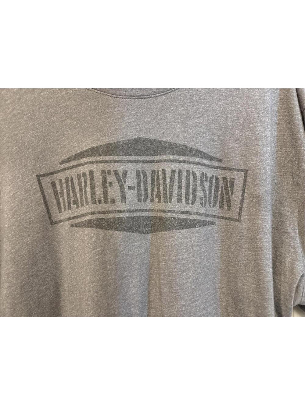 Harley Davidson Mens T-Shirts Lot of 2 Size 3XL Gray Lightweight Great Condition - Picture 9 of 9